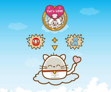 JP Culture Happy with a Cat Daru-mew