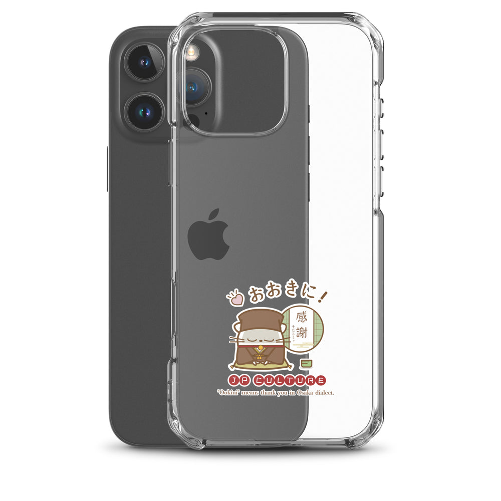 JP Culture Osaka iPhoneClearCase Ookini Thank you iphone16