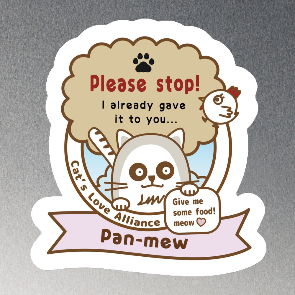 マグネット / Pan-mew from Happy with a cat