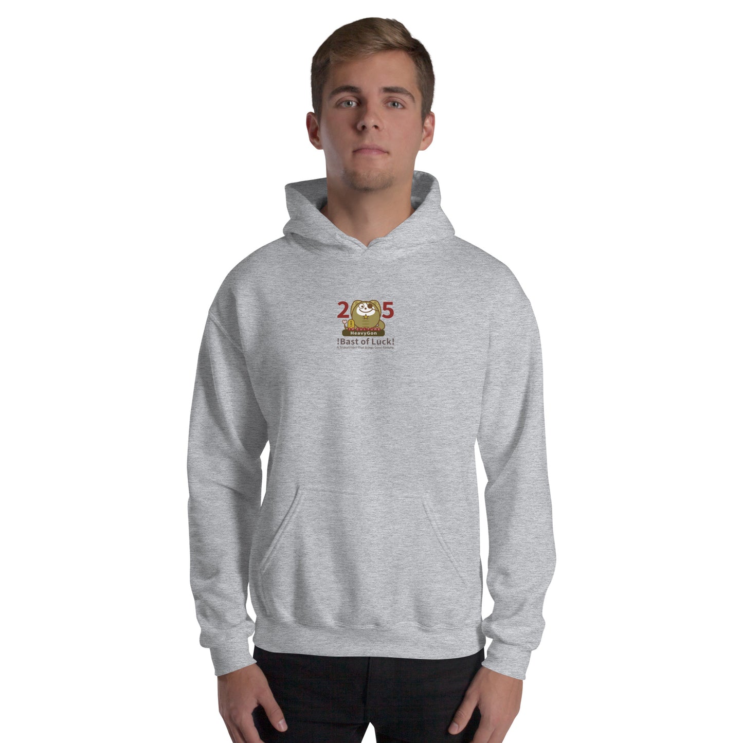 JP Culture zodiac Heavygon Best of Luck! 25 Hoodie Gildan 18500 unisex