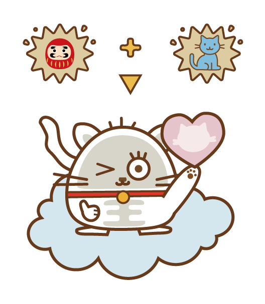 Happy with a Cat Daru-mew
