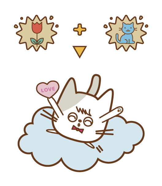Happy with a Cat Hana-mew