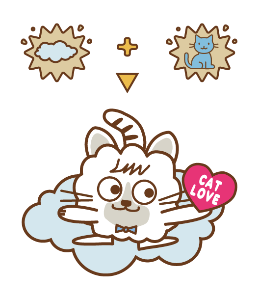 Happy with a cat Nekomo