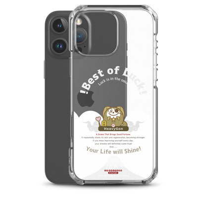 iPhone16/17  クリアスマホケース White / Zodiac HeavyGon13