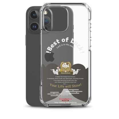 iPhone16/17  クリアスマホケース Black / Zodiac HeavyGon13