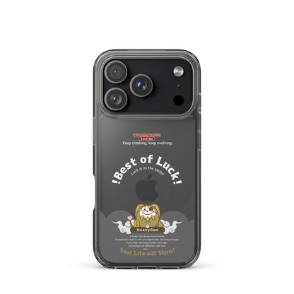 iPhone17 Pro  クリアスマホケース Black / Zodiac HeavyGon13