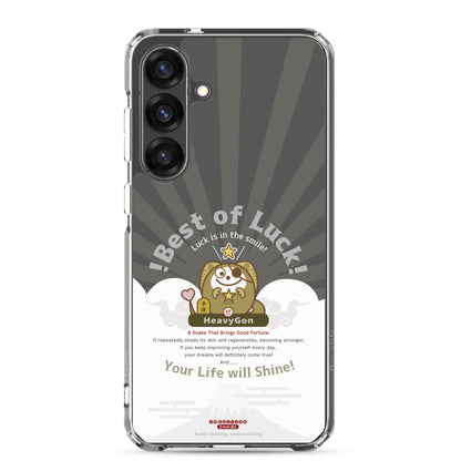 Samsung® GalaxyS23 S24 S25 クリアケース Black / Zodiac HeavyGon13