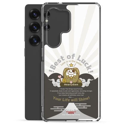 Samsung® GalaxyS23 S24 S25 クリアケース White / Zodiac HeavyGon13