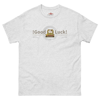 Good Luck! Heavygon Gildan5000 T-Shirt Ash Color 