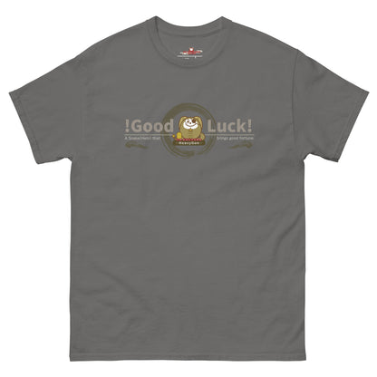 Good Luck! Heavygon Gildan5000 T-Shirt Charcoal Color