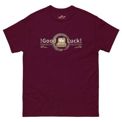 Good Luck! Heavygon Gildan5000 T-Shirt Maroon Color