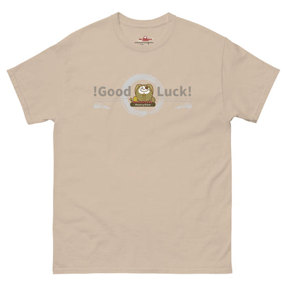 Good Luck! Heavygon Gildan5000 T-Shirt Sand Color