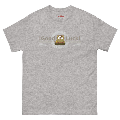 Good Luck! Heavygon Gildan5000 T-Shirt Sport Grey Color
